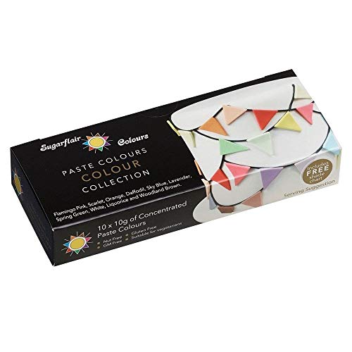 Sugarflair Multi Paste Collection Set/10 von Sugarflair Colours