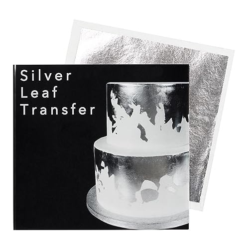 Sugarflair Silver Leaf Transfer, Essbare Blattsilber in Lebensmittelqualität Kuchen Backen Torten, Hochzeitstorten, Cupcakes und Dekorationen - Inhalt: 1 Blatt 9,5 x 9,5 cm Sugarflair Silver Leaf Transfer, Essbare Blattsilber in Lebensmittelqualität Kuchen Backen Torten, Hochzeitstorten, Cupcakes und Dekorationen - Inhalt: 1 Blatt 9,5 x 9,5 cm von Sugarflair Colours