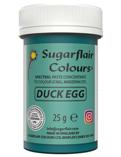 Duck Egg Blue - Sugarflair Colouring Paste - 25g von Sugarflair Colours
