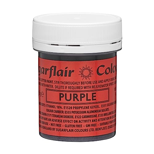 Edible Glitter Paint - Purple von Sugarflair Colours