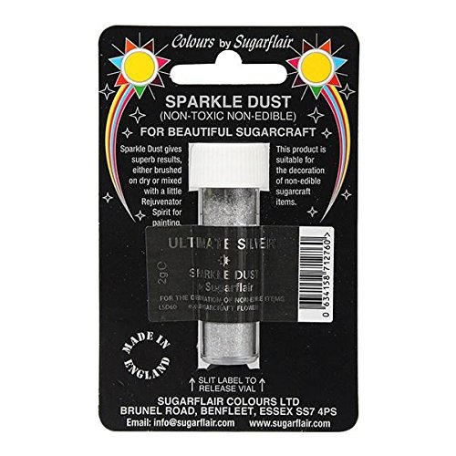 Sparkle Dust Ultimate Silver 2g Sparkle Dust Ultimate Silver 2g von Sugarflair