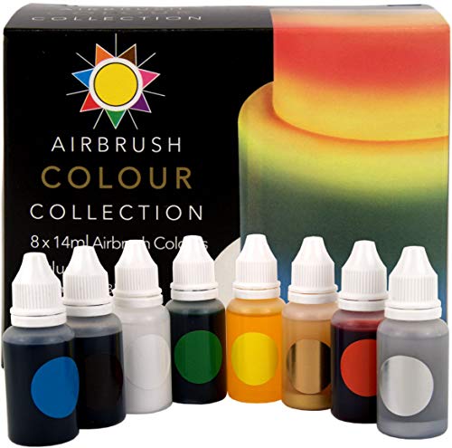 Sugarflair Airbrush Colors Multipack - Packung mit 8 Stück von Sugarflair Colours