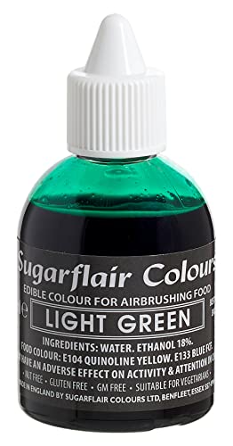 Sugarflair Airbrush Colouring -Light Green- 60ml von Sugarflair Colours