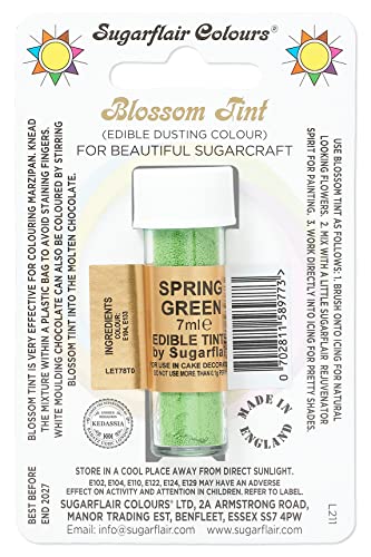 Sugarflair Blossom Tint Dusting Colours - Spring Green von Sugarflair