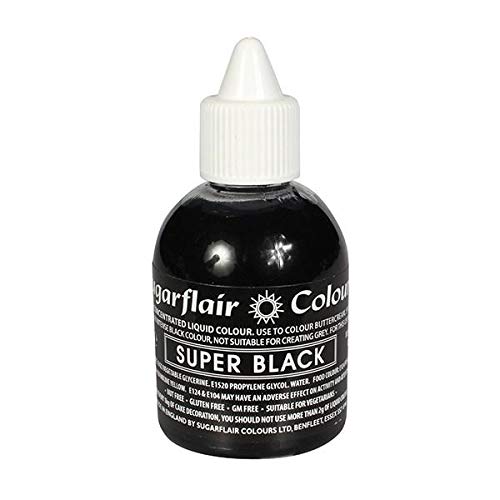 Sugarflair Maximum Concentrated Food Colour - Super Black - 60ml Sugarflair Maximum Concentrated Food Colour - Super Black - 60ml von Sugarflair