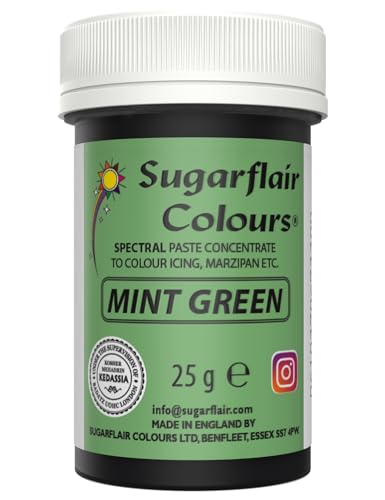 Sugarflair Paste Colour Mint Green, 25g von Sugarflair Colours