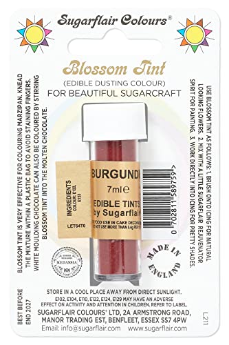 Sugarflair - Puder, Burgundy 7ml von Sugarflair Colours