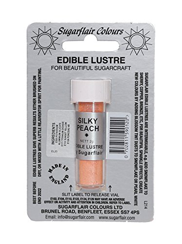 Sugarflair SEIDIG PFIRSICH Essbar Lustre Staub Pulver - Kuchendekoration schimmernd Sugarflair SEIDIG PFIRSICH Essbar Lustre Staub Pulver - Kuchendekoration schimmernd von Sugarflair Colours