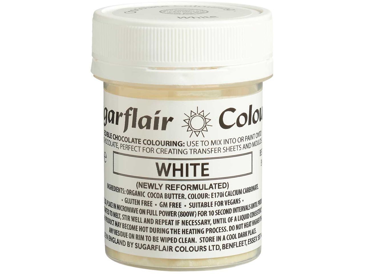 Sugarflair Schokoladenfarbe Weiß 35g Sugarflair Schokoladenfarbe Weiß 35g von Sugarflair