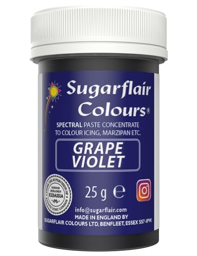 Sugarflair- Spectral Paste Konzentriert Farbe 'Grape Violet' von Sugarflair Colours