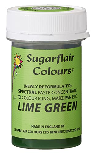 Sugarflair konzentrierte Spektral-Lebensmittelfarbe - Limettengrün von Sugarflair Colours