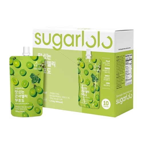 EasyCookAsia Intake Sugarlolo Konjac Getränk 150gx10set | Kalorienarmes, Zuckerfreies Fruchtgelee | Ideal für Diabetiker & Gesundheitsbewusste |Fruchtgeschmack | Sättigend & Lecker EasyCookAsia Intake Sugarlolo Konjac Getränk 150gx10set | Kalorienarmes, Zuckerfreies Fruchtgelee | Ideal für Diabetiker & Gesundheitsbewusste |Fruchtgeschmack | Sättigend & Lecker von Sugarlolo