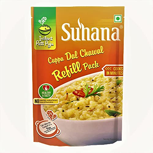 Suhana Cuppa Dal Chawal Sofort-Frühstücks-Nachfüllpackung, 6 Stück Suhana Cuppa Dal Chawal Sofort-Frühstücks-Nachfüllpackung, 6 Stück von Suhana