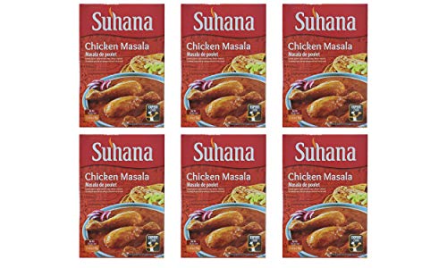 Suhana Indische Masala de Poulet Chicken Curry Mix (6 Stück, insgesamt 420 ml) von Suhana
