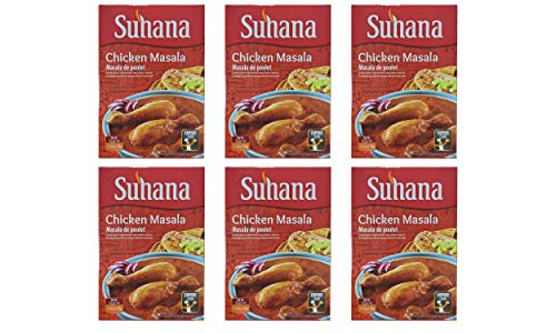 Suhana Indische Masala de Poulet Chicken Curry Mix (6 Stück, insgesamt 420 ml) von Suhana