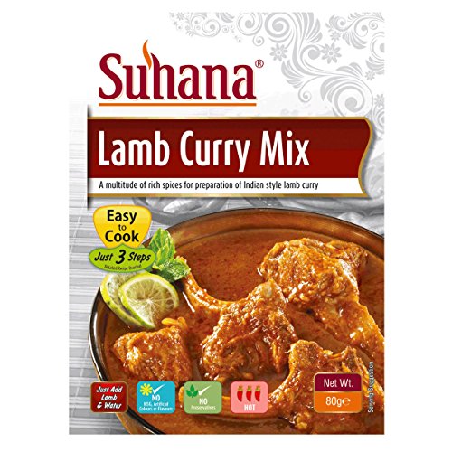suhana lamb curry masala spice mix 80g von Suhana