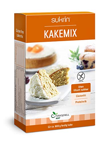 Sukrin Sugar and Gluten-Free Free-From Cake Mix; Low Calorie, Low Carb, Low Fat Deliciously sweet! (270g) von Sukrin