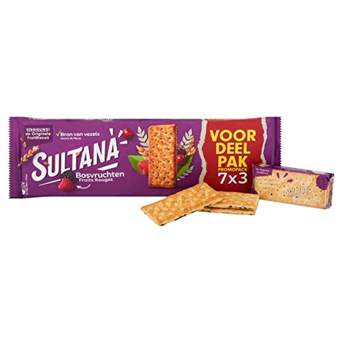 Blaubeerkeks-Teil-Sätze | Sultana | Waldfrüchte Sparpaket 7 x 3 Stück | Gesamtgewicht 306 Gramm Blaubeerkeks-Teil-Sätze | Sultana | Waldfrüchte Sparpaket 7 x 3 Stück | Gesamtgewicht 306 Gramm von Sultana