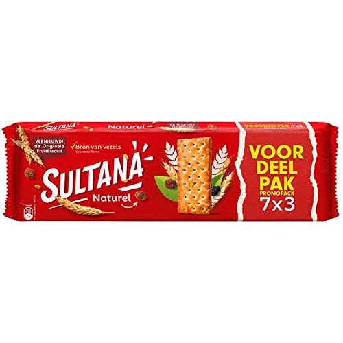Sultana Fruitbiscuit Naturel Fruchtkeks Natürlich 7-pak 306G Sultana Fruitbiscuit Naturel Fruchtkeks Natürlich 7-pak 306G von Sultana