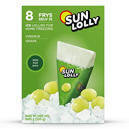 Sun Lolly Wassereis Weintraube (8 x 60ml) von Sun Lolly