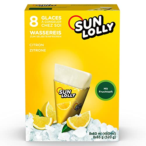 Sun Lolly Wassereis Zitrone (8 x 60ml) von Sun Lolly