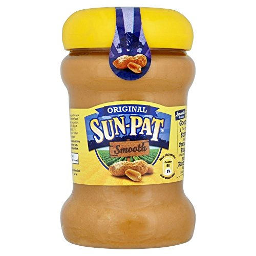 Sun-Pat glatte Erdnussbutter (340g) - Packung mit 2 von Sun-Pat