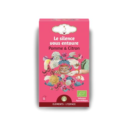 Bio-Kräutertee Die Stille umhüllt Sie – Beruhigende und erfrischende Wohlfühl-Infusion – Honeybush, Apfel und Zitrone – Ideal für den Abend von Sun & Sia Source of your Natural Beauty