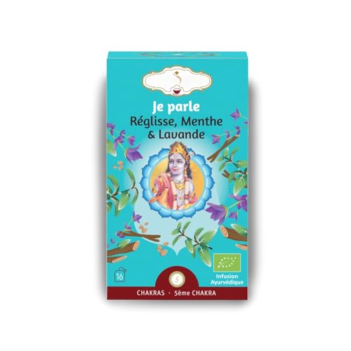 Bio-Kräutertee Infusion Je Parle – Ideal für den Morgen – Natürliche Energiequellen für Gleichgewicht und Wohlbefinden – Moment der Entspannung und Stabilität – Süßholz, Minze & Lavendel von Sun & Sia Source of your Natural Beauty