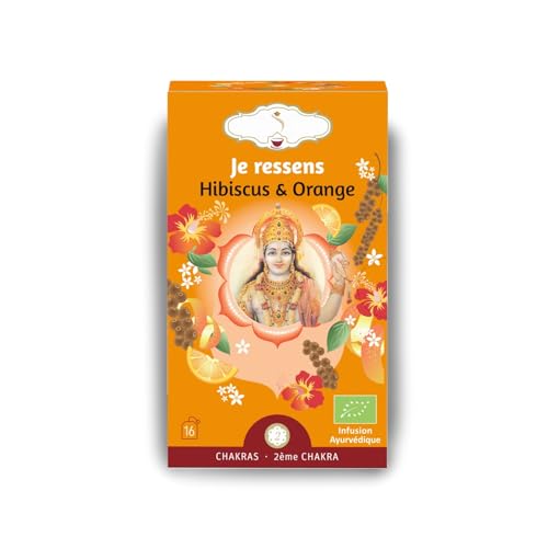 Bio-Kräutertee Je Ressens Chakra-Serie – Würzige und säuerliche Aromen – Weckt die Sinne – Inspiriert Kreativität, Vorstellungskraft und Leidenschaft von Sun & Sia Source of your Natural Beauty