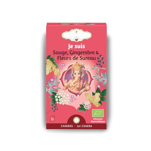 Bio-Kräutertee Je Suis Chakra-Serie – Natürliche Energiequellen für Gleichgewicht und Wohlbefinden – Moment der Entspannung und Stabilität – Bio-Morgentee von Sun & Sia Source of your Natural Beauty