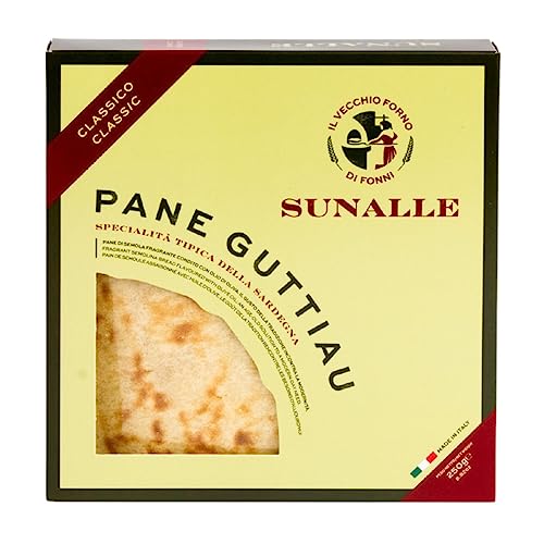 Sunalle Pane Guttiau Classico, traditionelles dünnes Hirten Brot aus Sardinien, 250g, Il Vecchio Forno di Fonni von Sunalle