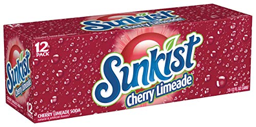 Sunkist Cherry Limeade Soda, 355 ml, 12 Stück von Sunkist