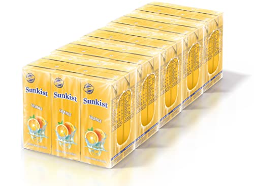 Sunkist Fruchtsaftgetränk Orange, 30er Pack (30 x 200 ml) von Sunkist
