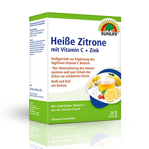 Sunlife Heiße Zitrone mit Acerola, 6er Pack (6 x 80 g) von Sunlife