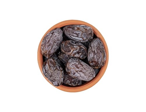 Sunnah Shop® Jumbo Medjool Datteln aus Palästina 1KG - Premium Medjool Datteln | Königsdatteln frischer Ernte | Einzigartiger Karamell Geschmack | 100% Natürlich OHNE Zusatzstoffe von Sunnah Shop