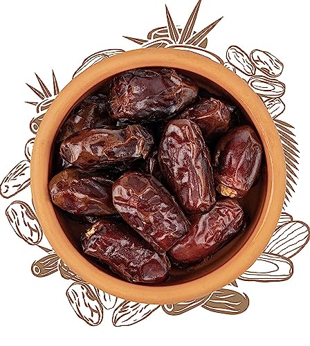 Sunnah Shop® Premium Khidri Datteln 1KG aus Medina | frischer Ernte | Naturbelassene, süße Trockenfrüchte von höchster Qualität | 100% Natürlich - OHNE Zusatzstoffe von Sunnah Shop