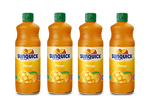 Sunquick Cordial Mango 700 ml 4 Flaschen von Sunquick