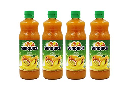 Sunquick Cordial Tropical 700 ml 4 Flaschen von Sunquick
