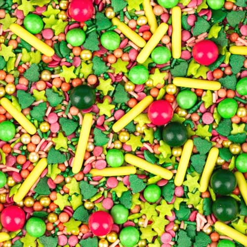 Super Streusel Weihnachten Wichtelwald | Weihnachts Streusel zum Verzieren von Plätzchen, Kuchen, Torten & Lebkuchen | Christmas Sprinkles Weihnachten | Essbare Weihnachtsdeko Backen | Super Streusel Weihnachten Wichtelwald | Weihnachts Streusel zum Verzieren von Plätzchen, Kuchen, Torten & Lebkuchen | Christmas Sprinkles Weihnachten | Essbare Weihnachtsdeko Backen | von Super Streusel