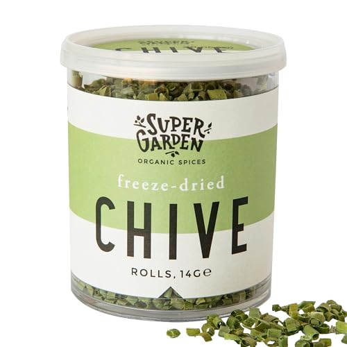 BIO Schnittlauch Zum Kochen - 100% Reines & Natürliches Gefriergetrockneter BIO Schnittlauch Zum Kochen - Ohne Künstliche Zusatzstoffe - Getrocknete Kräuter, Gewürze & Würzmittel Von Super Garden(14g) BIO Schnittlauch Zum Kochen - 100% Reines & Natürliches Gefriergetrockneter BIO Schnittlauch Zum Kochen - Ohne Künstliche Zusatzstoffe - Getrocknete Kräuter, Gewürze & Würzmittel Von Super Garden(14g) von Supergarden