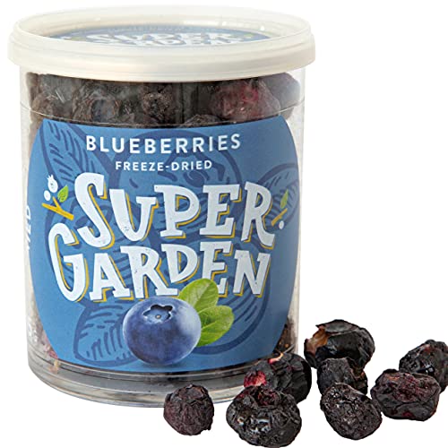 Gefriergetrocknete Heidelbeeren - Leckere & 100% Reine Gefriergetrocknete Früchte - Ohne Zuckerzusatz - Vegane Snacks Von Super Garden (35g) von Supergarden