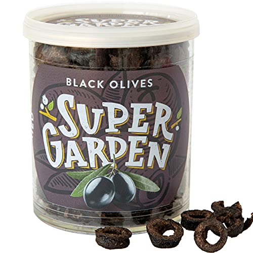 Gefriergetrocknetes Oliven - Gefriergetrocknetes Gemüse - Reine & Leckere - Ohne Ohne Zuckerzusatz - Getrocknete Gemüse Snacks Von Super Garden (35g) von Supergarden