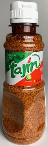 Tajin Fruit and Snack Seasoning Chili Gewürz aus Chiliflocken mit Meersalz und Limettensaft 5.0 oz 142g von Superkost