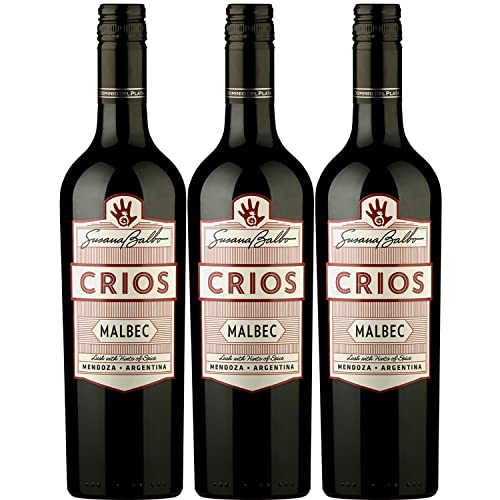 Susana Balbo Crios Malbec Rotwein Wein Trocken Argentinen I Versanel Paket (3 x 0,75l) von Susana Balbo Wines