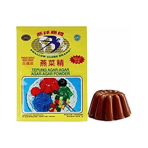 Agar Agar Puder/TEPUNG – Braune Farbe – Globus – 7 g Agar Agar Puder/TEPUNG – Braune Farbe – Globus – 7 g von Swallow Globe