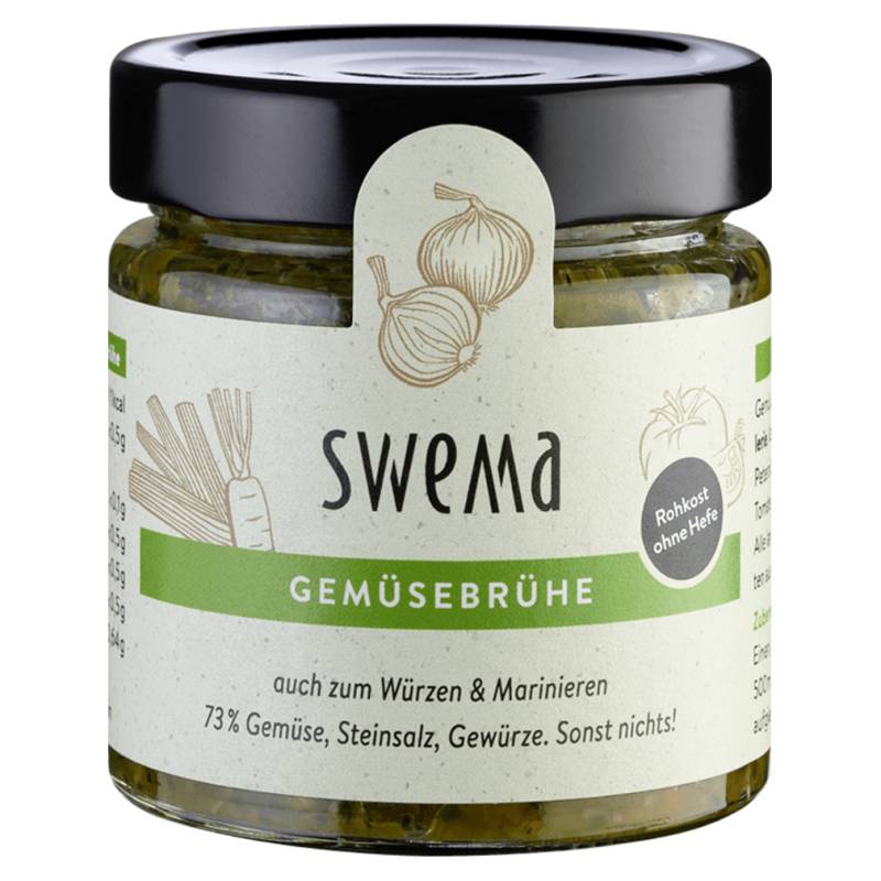 Bio Gemüsebrühe, 73 % rohes Gemüse 210 g von SweMa