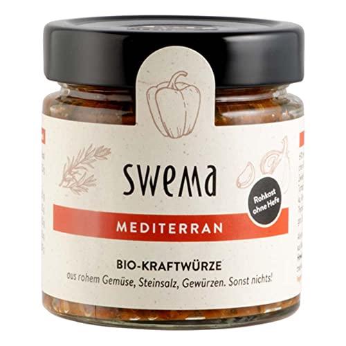 SweMa Bio Frische Gemüsebrühe mediterran für 6 Liter, Gemüse, Steinsalz, Gewürze. (2 x 210 gr) von SweMa