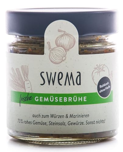 SweMa Frische Gemüsebrühe "SweMa" mit 73% rohem Gemüse (210 g) - Bio von SweMa