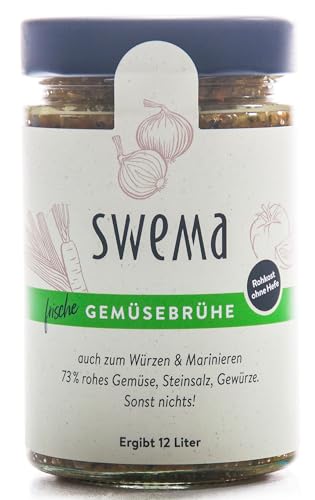 SweMa Frische Gemüsebrühe "SweMa" mit 73% rohem Gemüse (320 g) - Bio von SweMa Lebensmittel