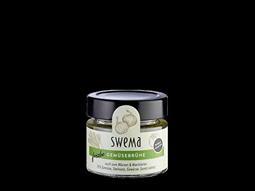 SweMa Frische Gemüsebrühe "SweMa" mit 73% rohem Gemüse (85 g) - Bio von SweMa